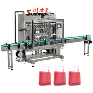 Solidpack-máquina automática de llenado de líquido para el cuidado del hogar, botella de 1 galón, limpiaparabrisas, para coche - Product Image 1