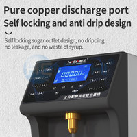 Distributeur de sirop commercial HENGZHI de haute précision, distributeur de fructose quantitatif entièrement automatique 7-10L pour les magasins de boissons