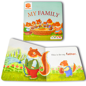 Livres d'histoires imprimés sur du carton écologique pour bébés, personnalisés et colorés, pour l'apprentissage précoce des enfants, impression de livres d'images pour enfants - Product Image 1