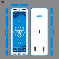 JTRDA Best-seller : Tapis de yoga flottant gonflable pour sports nautiques, planche aquatique gonflable, tapis de fitness pliable pour piscine