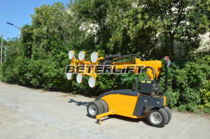 Elevador de vacío de vidrio eléctrico equipo de elevación de limpieza de vidrio Placa de succión elevador de carro elevador de vacío - Product Image 3