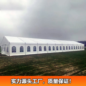 Carpa de Exhibición Rectangular con Techo de PVC, Paredes de Vidrio, Puerta Enrollable, para Uso en Ferias Comerciales al Aire Libre en Todas las Estaciones - Product Image 5