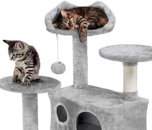 Produk hewan peliharaan tiang cakar kucing dan pohon panjatan dengan tiang sisal nyata - Product Image 5