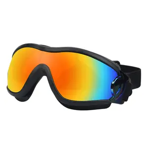 نظارات شمسية بألوان مبهجة قابلة للطي للكلاب الكبيرة والمتوسطة من Juice Pet نظارات شمسية واقية من الغبار والرياح والأشعة فوق البنفسجية
