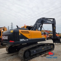 Excavatrice hydraulique d'occasion Hyundai R305LC-9T, 30,2 tonnes, pour travaux de construction