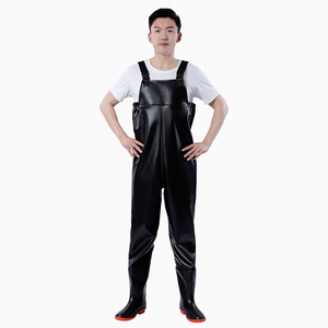 Tissu PVC Durable Pêche À La Mouche Pantalon Imperméable Style Simple En Gros pour Les Pêcheurs En Plein Air Imperméables Poisson Waders - Product Image 4