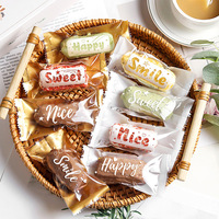 Sac d'emballage de biscuits imprimés sur mesure sacs en plastique thermoscellés moyens pour biscuits bonbons biscuits sacs d'emballage de pain alimentaire