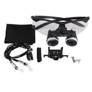 Loupes dentaires portables éclairées avec lumières LED pour lunettes 2,5/3,5x - Product Image 3