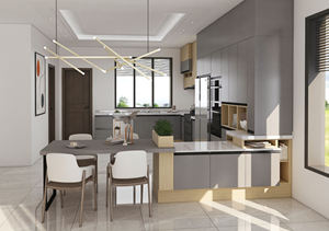 Ensemble de cuisine moderne de haute qualité avec évier et plan de travail en marbre, meubles élégants pour la conception de votre cuisine - Product Image 3