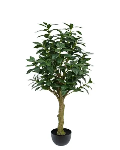 Nuovissima pianta di Banyan in plastica artificiale 135cm simulazione Real Touch Ficus Tree Bonsai con vaso di plastica per la decorazione