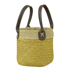 Wholesales Fashion New Design Household Storage Sea grass Basket for Decor