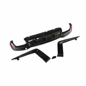 BMW 5シリーズ G30 G38 <span class=keywords><strong>M</strong></span>スポーツ 2018 2019 2020 2021 2022用 カーボンファイバー リアバンパー ディフューザー - Product Image 2