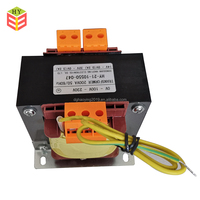Transformateur de puissance de contrôle de réduction de tension AC 380V à 220V 100VA avec sortie 24V et 9V, fréquence 50Hz
