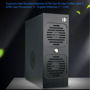 มินิพีซี CPC-W310 Intel H310 X86 LGA1151 Core I7-9700 DDR4 <span class=keywords><strong>TDP</strong></span> 65W 8G SSD คอมพิวเตอร์อุตสาหกรรมไร้พัดลม ระบบปฏิบัติการ Windows 10 รับประกัน 2 ปี - Product Image 2