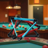 Offre Spéciale 2-1/4 \ "boule de billard métal Triangle alliage d'aluminium trépied support Snooker & Billard produit