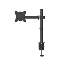Support d'écran robuste, capacité de charge maximale de 22 lb, plage d'inclinaison de 80 degrés, support d'écran pour bureau pour écrans de 19 à 32 pouces