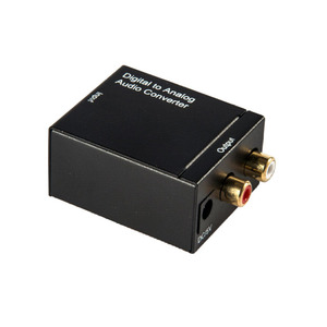 Convertisseur audio numérique optique Toslink coaxial vers RCA analogique avec adaptateur secteur - Product Image 1
