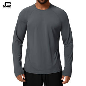 Camiseta de manga larga de secado rápido para hombre, camiseta transpirable de absorción de humedad para el hogar - Product Image 1