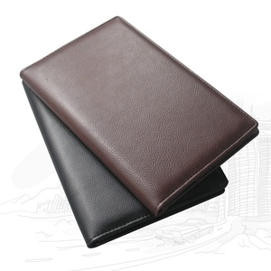 Porta Recibos de Restaurante de Cuero PU Negro al por Mayor para Suministros de Hotel, Porta Facturas en Blanco - Product Image 2