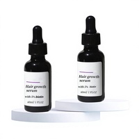 Huile Capillaire Réparatrice Professionnelle à la Biotine et Bloqueur de DHT, Formule 2-EN-1, 60ml, Traitement Quotidien pour Cheveux Plus Épais et Bouclés, et Cuir Chevelu
