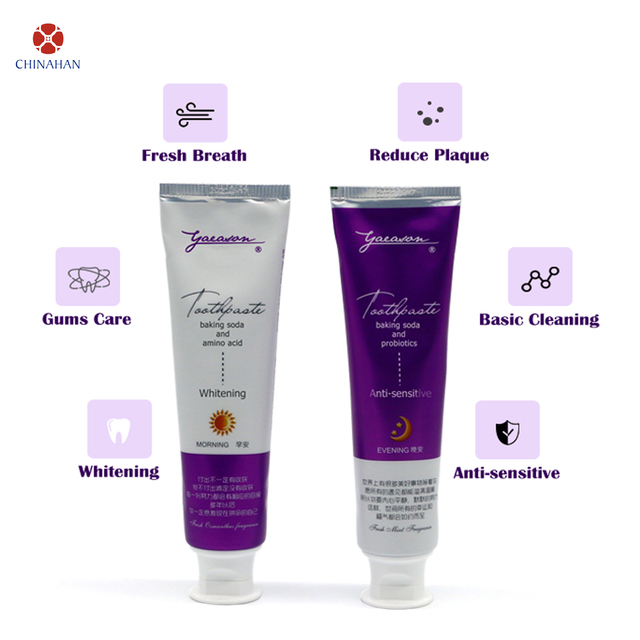 Hot Sell Toothpaste Wholesale Price Teeth Whitening Probiotic Toothpaste Baking Soda Day and Night Toothpaste