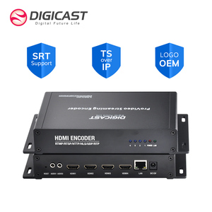 4 canales HD MI IPTV <span class=keywords><strong>Facebook</strong></span> Youtube Transmisión en vivo H.265 H.264 Video RTSP SRT Codificador - Product Image 5