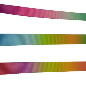 <span class=keywords><strong>Collar</strong></span> de perro mascota de diseñador personalizado de fabricante, correa de moda de lujo de nailon de poliéster con estampado gradual ajustable suave para entrenamiento - Product Image 6