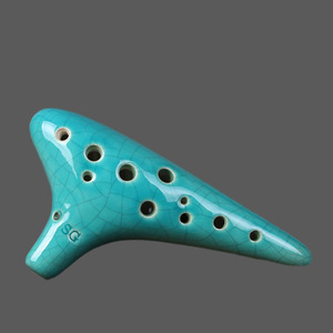 Ocarina de Cerámica Bisque de 12 Orificios SG Soprano G, Instrumento Musical Tradicional Chino para Interpretación Musical - Product Image 4