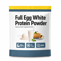 Poudre de protéines d'albumine d'œuf complète - Sans sucre, plus de 20 g de protéines par portion, complément nutritionnel sportif, personnalisation OEM disponible