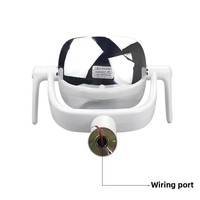 Lampe dentaire LED bicolore sans ombre, réflecteur de fauteuil, lumière de chirurgie buccale jaune et blanche, classe II