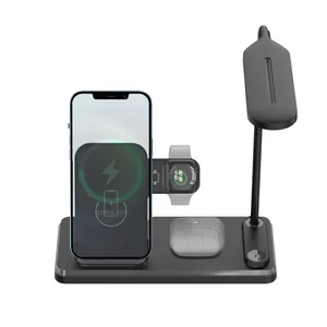 5in1 wireless charger wireless charger lamp desktop charging station wireless charger for Android phones