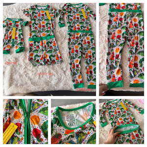 ชุดนอนเด็กอ่อนผ้าใยไผ่พร้อมส่งขายส่ง ซิป 2 ทาง OEKO-TEX เนื้อผ้านุ่มเหมาะสำหรับผู้ที่มีผื่นแพ้ ชุดรอมเปอร์สำหรับฤดูร้อน - Product Image 3