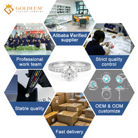 Goldleafgems 14 Ayar Beyaz Altın Yuvarlak Laboratuvarda Yetiştirilmiş Elmas Nişan Yüzüğü IGI Sertifikalı HPHT CVD DEF Özel Tasarım Düğün Yüzüğü