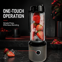 Personnalisé Oem Odm Fruits Légumes Électrique 6 Lames Mini Portable Rechargeable Tasse À Main Lente Presse-agrumes Extracteur Machine Mélangeur