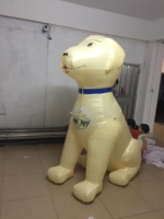 Ballon gonflable réaliste de grand chien de la publicité en gros à vendre