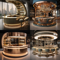 Comptoir de Bar Lumineux à LED pour Restaurant, Discothèque, Cave à Vin – Conception sur Mesure
