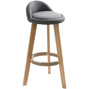 <span class=keywords><strong>Chaise</strong></span> <span class=keywords><strong>de</strong></span> <span class=keywords><strong>bar</strong></span> commerciale moderne en bois massif martien avec tabouret haut rotatif à base <span class=keywords><strong>de</strong></span> fer pour salon-livraison gratuite - Product Image 5