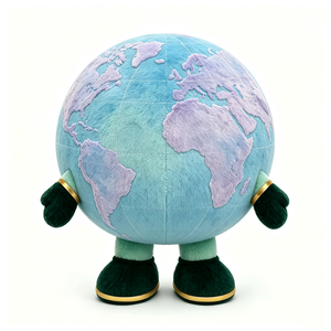 Peluche de la Tierra personalizado, Globo terráqueo de peluche, Peluche del planeta Tierra, Peluche de la Tierra - Product Image 6