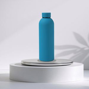 Finger Friendly Smooth Rim 304 Insulated Bottle Group Outdoor Activity Mountaineering <b>Water</b> Mug <b>Bulk</b> Custom Printed Stickers - Product Image 6