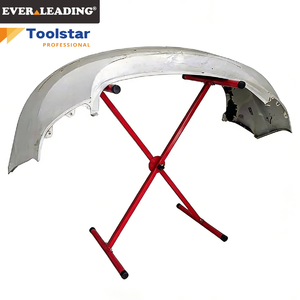 Support de pare-chocs pliable professionnel en métal, modèle X, avec réglage multi-angles et hauteur de banc de 1140 mm pour <span class=keywords><strong>garage</strong></span> et atelier - Product Image 2