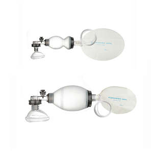 Kit de réanimation manuel portable en silicone de couleur blanche pour ambulance d'urgence, sac Ambu - Product Image 4