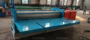 Tôle de fer de type baril à plaque mince horizontale RANDRO Machine de fabrication de rouleaux ondulés galvanisés de 3/4/6m - Product Image 6