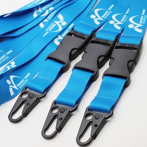 Custom Logo Educational Promotional Gift Lanyard School ID Card Holder Lanyard Safety Breakaway <b>Buckle</b> Keychain Lanyards - Product Image 2