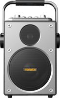 Altavoz Portátil Malata M+9255 para Karaoke con Pantalla LCD de 1.54 Pulgadas, Dos Micrófonos Inalámbricos y 5 Horas de Reproducción para Móviles