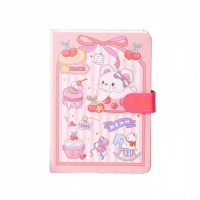 Carnet de voyage Depai avec couverture souple à motif de dessin animé, fermeture magnétique, 132 feuilles, papier 32K, carnet de notes, agenda, bloc-notes pour étudiants et écoliers