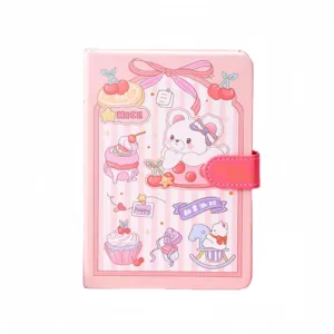 Carnet de voyage Depai avec couverture souple à motif de dessin animé, fermeture magnétique, 132 feuilles, papier 32K, carnet de notes, agenda, bloc-notes pour étudiants et écoliers - Product Image 1