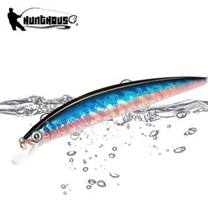Hunthouse marée mince vairon flottant 148mm 22.8g Isca bar leurre de pêche Wobblers appât dur Leurre <span class=keywords><strong>Brochet</strong></span> océan vairon leurre - Product Image 1