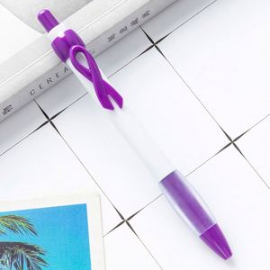 Bolígrafo de Plástico Personalizado al por Mayor, Ancho de Escritura de 1.0 mm, Logotipo de Concienciación sobre el Cáncer de Mama y la Salud Mental/Doméstica, Múltiples Colores - Product Image 2