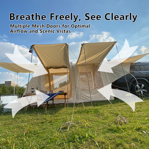 Grande tente gonflable pour <span class=keywords><strong>voiture</strong></span> Tente gonflable portable et imperméable résistante aux UV pour le <span class=keywords><strong>camping</strong></span> familial et les événements en plein air - Product Image 2