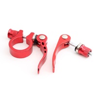 WXSNY 31.8mm 34.9mm levier de verrouillage de came en aluminium anodisé pince de tige de selle de vélo à dégagement rapide
